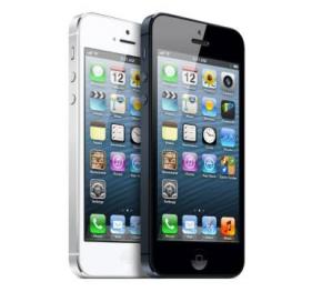 iPhone 5 schwarz und weiss